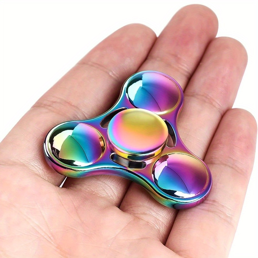 1pc/4pcs Fidget Spinner Toy – Durable Bearing, High-Speed Spinning Precision Metal Hand Spinner for EDC, Focus, Anxiety Relief, Boredom Killer